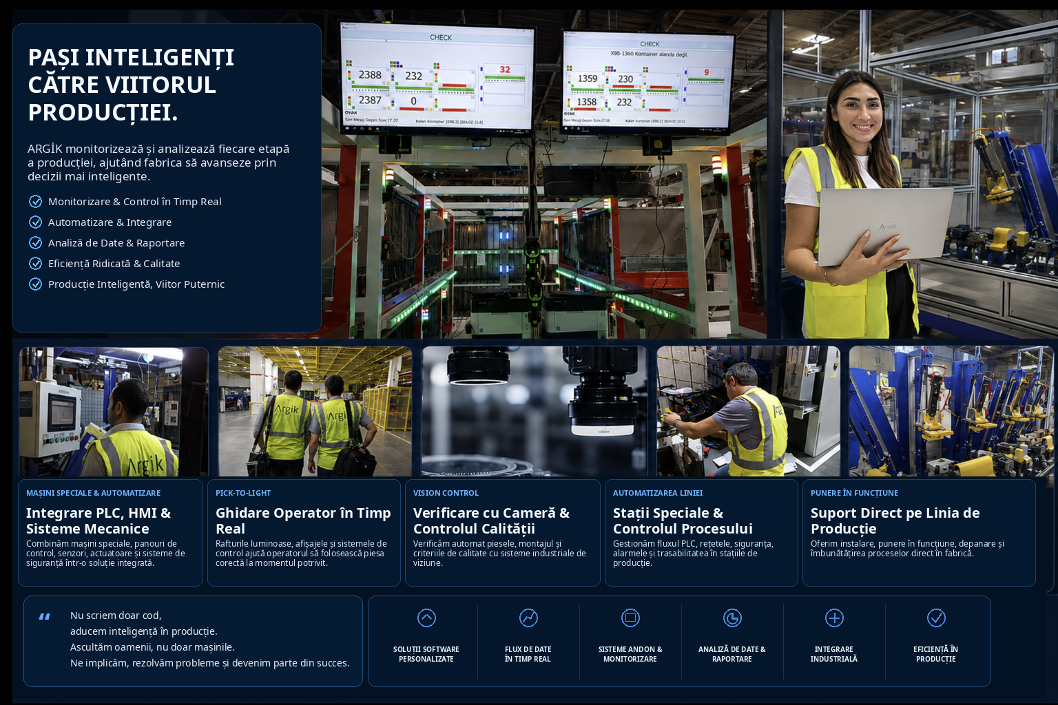 ARGİK pași inteligenți către viitorul producției — proiecte de producție, automatizare și teren